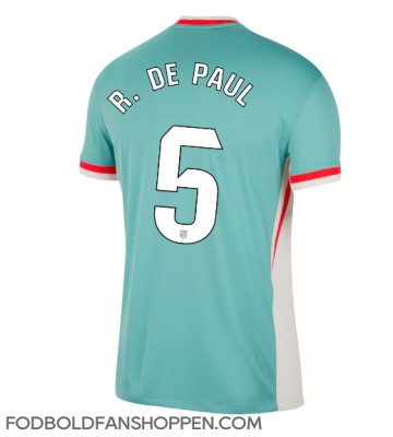 Atletico Madrid Rodrigo De Paul #5 Udebanetrøje 2024-25 Kortærmet